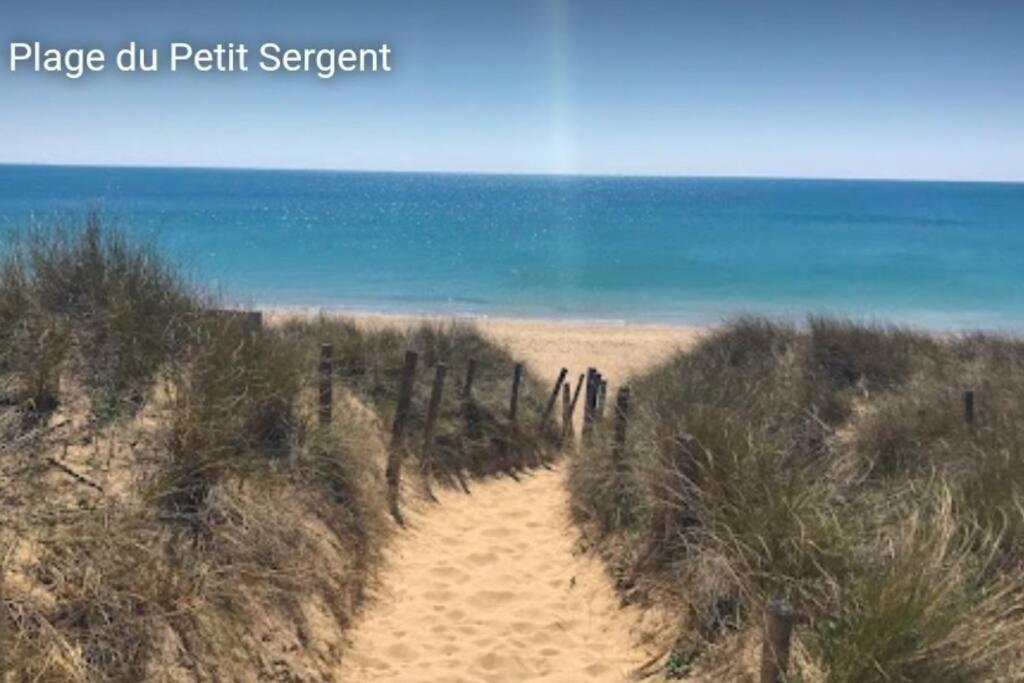 Beach House Avec Jardin 200M De La Plage لا كوردي سور مير المظهر الخارجي الصورة